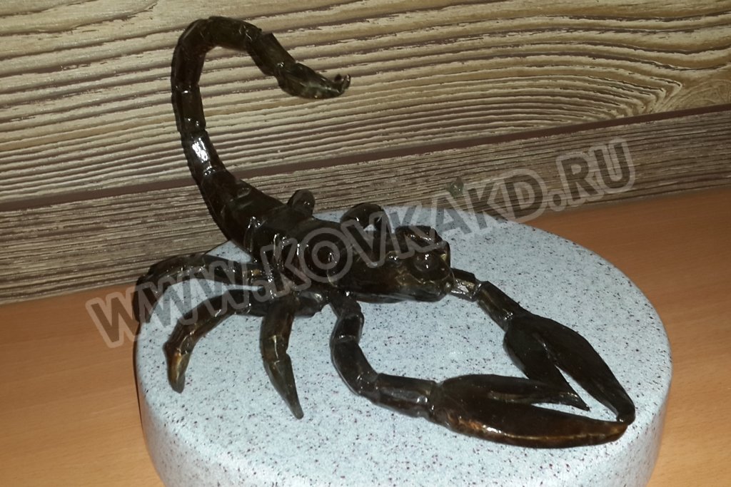 От Ковка КД сувенир: кованый скорпион цена 1 руб.