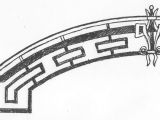 эскиз элемента кованой арки